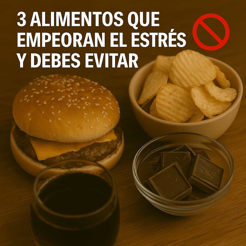 alimentos que empeoran el estrés
